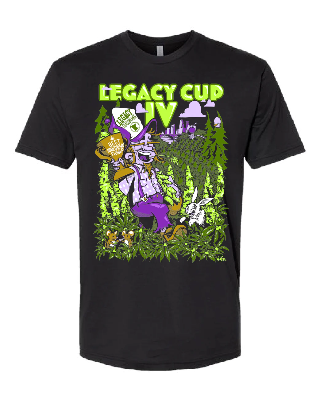 WUNDR LEGACY CUP IV Short Sleeve Shirt (Black)