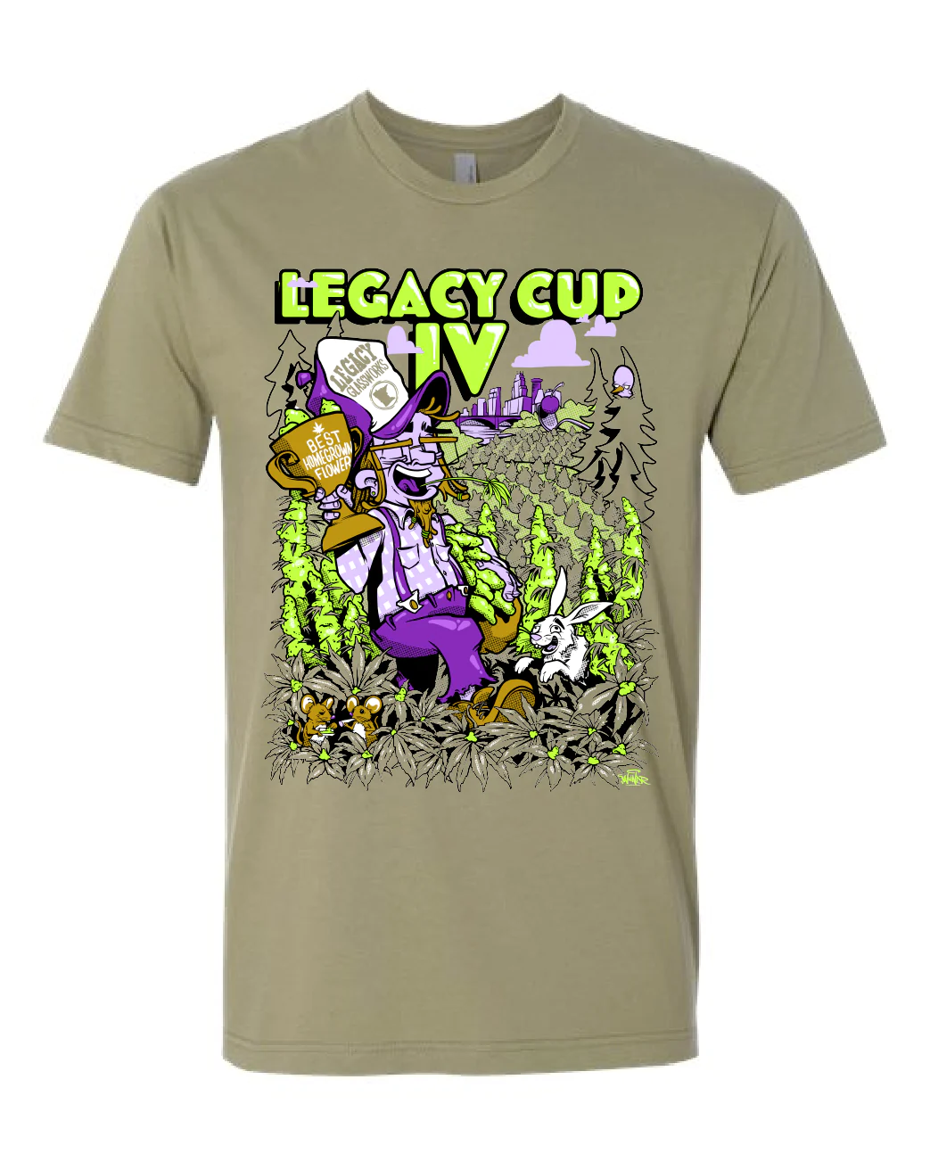 WUNDR LEGACY CUP IV Short Sleeve Shirt (Green)
